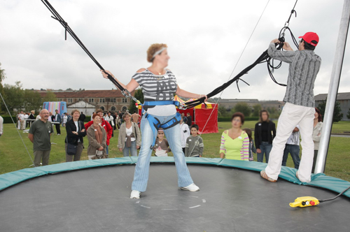 trampoline elastique